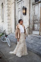 NEW ORLEANS, LA - NOVEMBER 16: Jenna Lyons outside of the wedding ceremony of musician Solange Knowles and music video director Alan Ferguson at the Marigny Opera House on November 16, 2014 in New Orleans, Louisiana. (Photo by Josh Brastead/WireImage)
